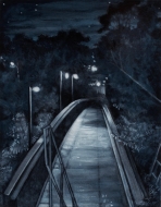 A Run Into the Night (Beaches Bridge), SOLD